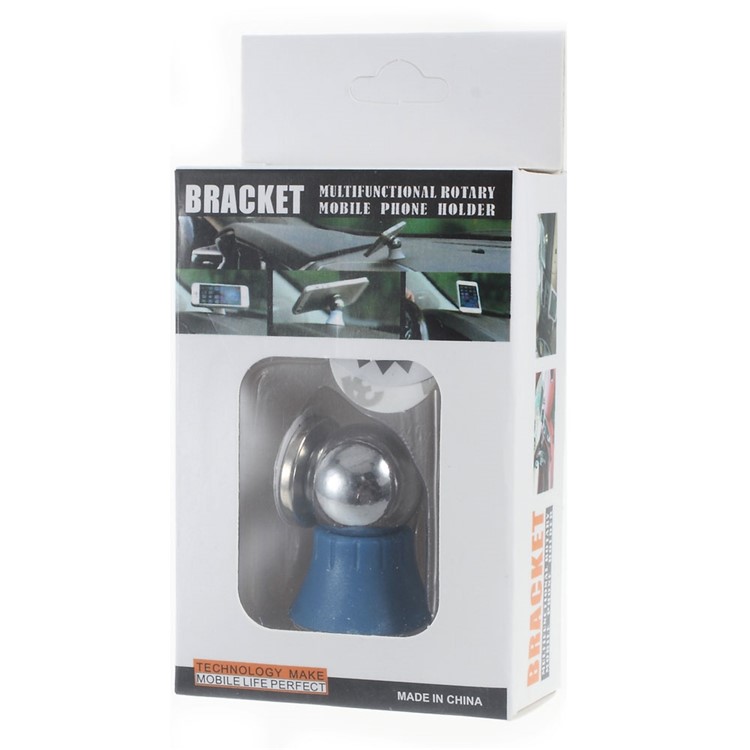 Mini Magnetic Car Mount Cradle Holder Kit for iPhone Samsung Smartphone - Dark Blue-5