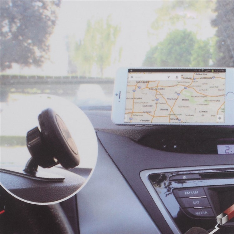 Universal Magnetic 360 Degree Car Mount Holder for iPhone 6s Plus/Samsung S7 Edge Etc-2