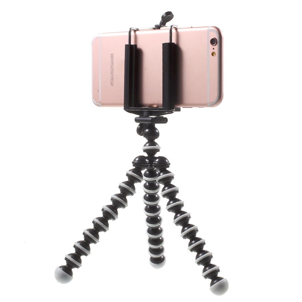 Shooting Tripod Stand with Phone Clamp for iPhone 6s Plus/Samsung Galaxy S7 G930 (5122+T21)-2