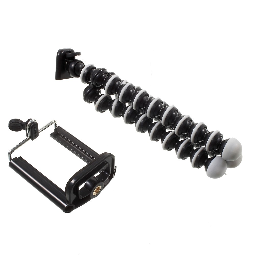 Shooting Tripod Stand with Phone Clamp for iPhone 6s Plus/Samsung Galaxy S7 G930 (5122+T21)-9