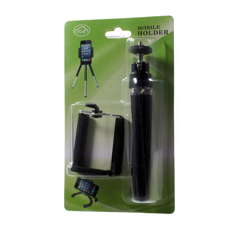 Suporte de tripé de disparo com braçadeira de telefone para iPhone 6s Plus / Samsung Galaxy S7 G930 (5122+T20)-10