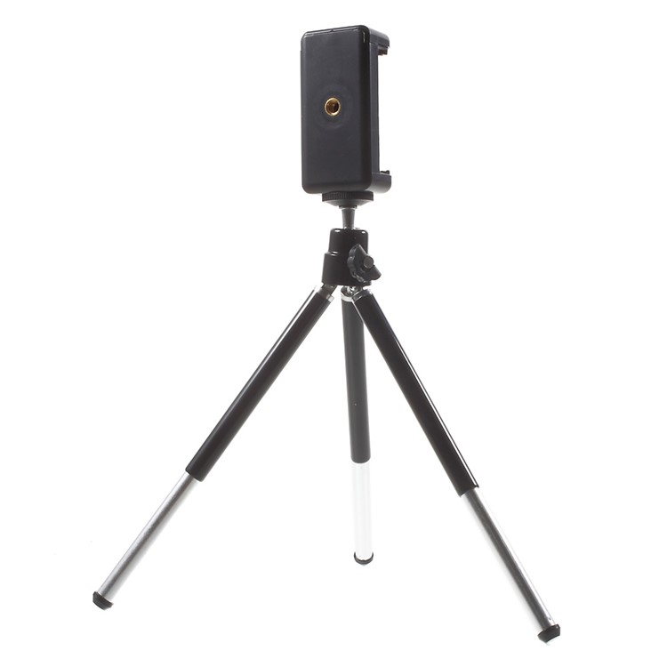 2 modos de montagem Suporte de tripé com grampo de telefone para iPhone 6s Plus / Samsung Galaxy S7 G930 - negro-11