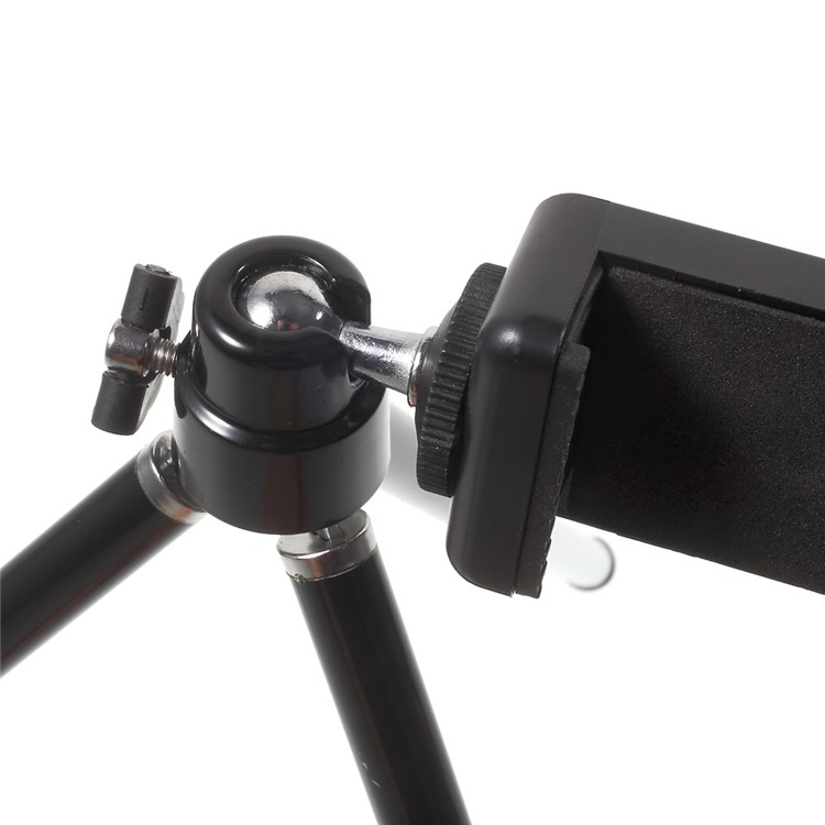2 modos de montagem Suporte de tripé com grampo de telefone para iPhone 6s Plus / Samsung Galaxy S7 G930 - negro-12