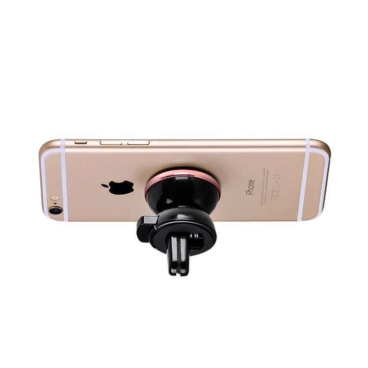 HOCO CA3 Air Outlet Magnetic Car Phone Cradle for iPhone 6s/Samsung Note5 Etc - Yellow-6
