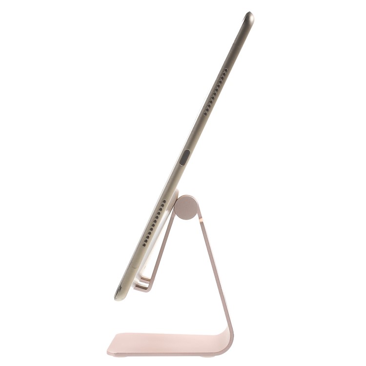 Rotary Desktop Metal Holder Mount for iPhone 6s/iPad Pro 9.7/Samsung Galaxy S7 Etc - Rose Gold Color-2