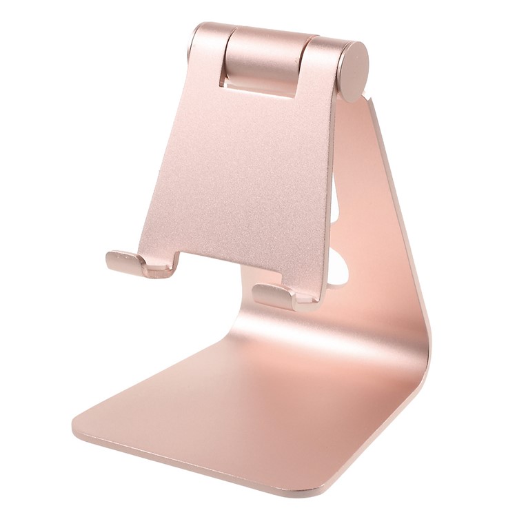 Rotary Desktop Metal Holder Mount for iPhone 6s/iPad Pro 9.7/Samsung Galaxy S7 Etc - Rose Gold Color-7