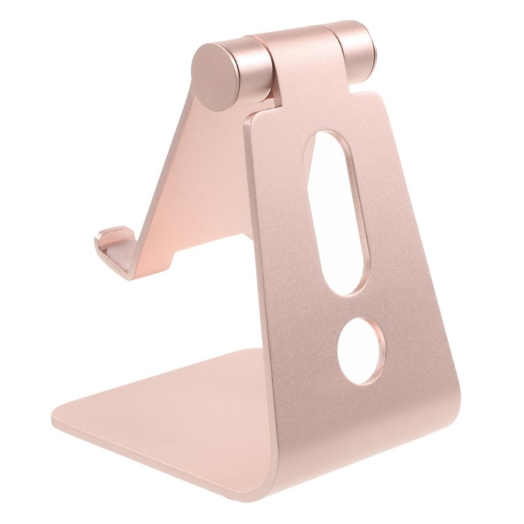 Rotary Desktop Metal Holder Mount for iPhone 6s/iPad Pro 9.7/Samsung Galaxy S7 Etc - Rose Gold Color-8