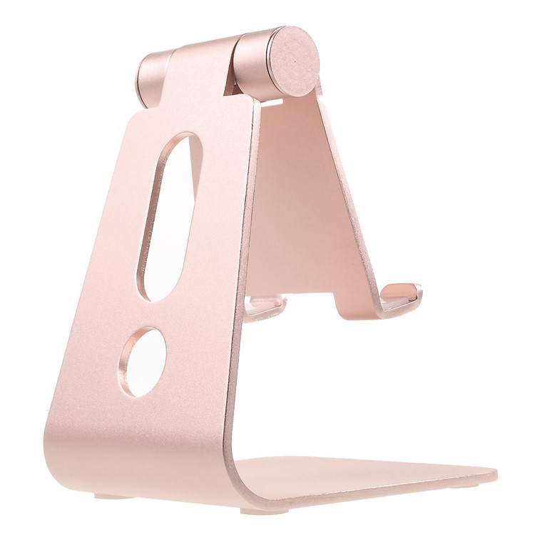 Rotary Desktop Metal Holder Mount for iPhone 6s/iPad Pro 9.7/Samsung Galaxy S7 Etc - Rose Gold Color-9