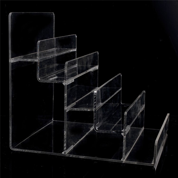 5-layer Clear Acrylic Display Stand for Cellphone / Power Bank / Bluetooth Earphone etc-5