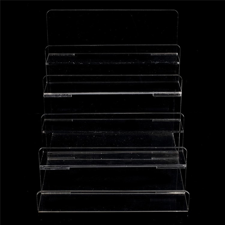 5-layer Clear Acrylic Display Stand for Cellphone / Power Bank / Bluetooth Earphone etc-6