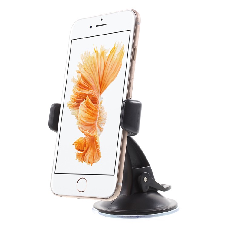 Suction Cup Car Mount Holder for iPhone 6s /Samsung S7 edge, Width: 55-90mm (C90+H25)-2