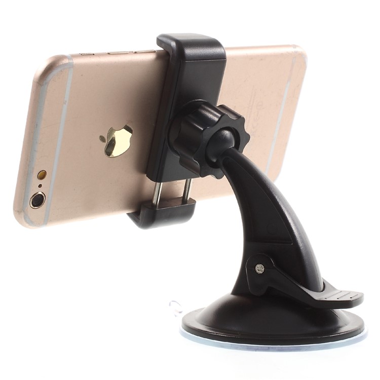 Suction Cup Car Mount Holder for iPhone 6s /Samsung S7 edge, Width: 55-90mm (C90+H25)-5