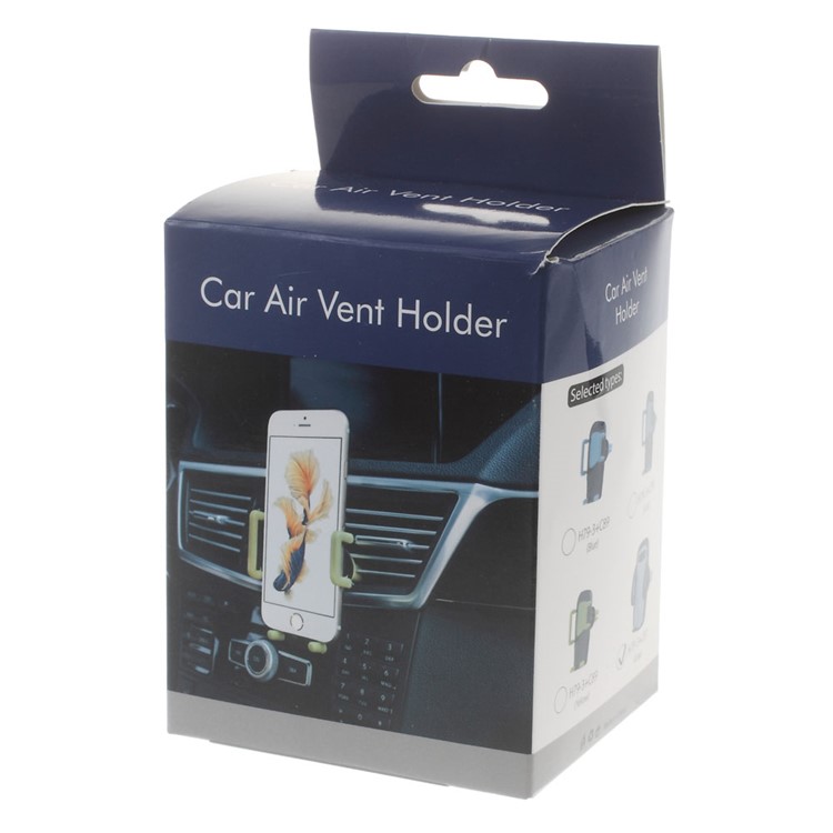 Universal Air Vent Car Mount Holder for iPhone 6s/Samsung S7, Width: 55-93mm (C81+H79-3)-7