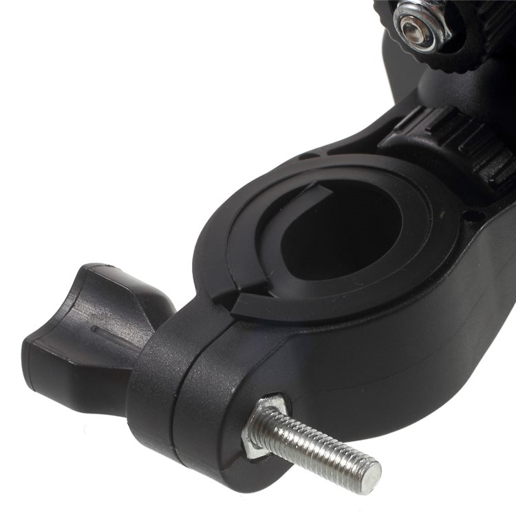 Bicycle Handlebar Mount Stand for iPhone Samsung etc, Clamp: 180 x 92mm (Max) - Rose-13