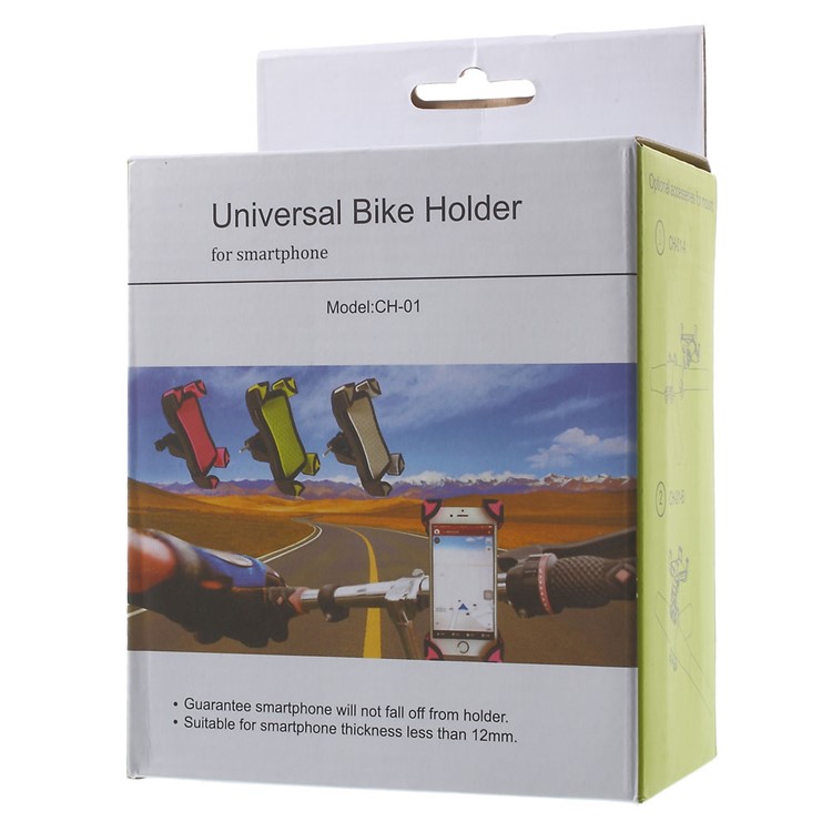 Bicycle Handlebar Mount Stand for iPhone Samsung etc, Clamp: 180 x 92mm (Max) - Rose-14