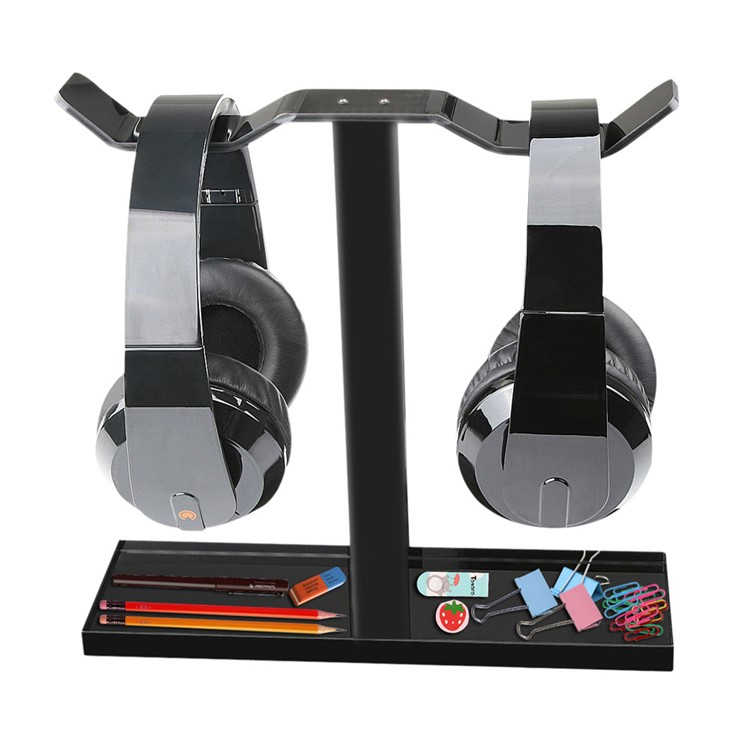 MOCREO Mehrzweck-Dual-Hanger Kopfhörer Stehen Acryl Handy Tablet Halter-4