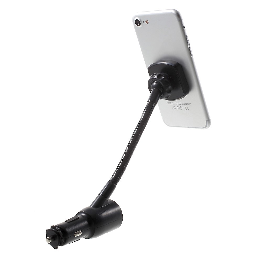 GS6323 Dual USB Car Charger Magnetic Phone Mount Holder for iPhone Samsung-3