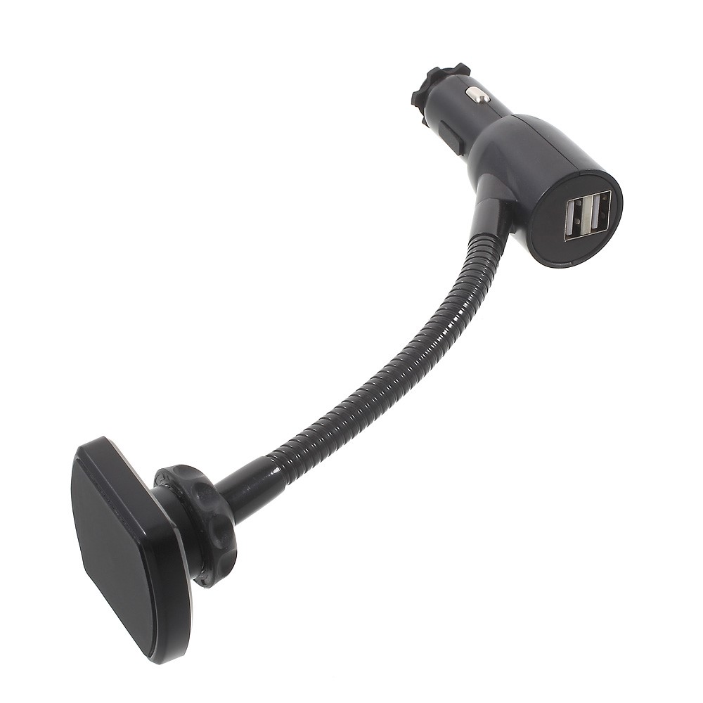 GS6323 Dual USB Car Charger Magnetic Phone Mount Holder for iPhone Samsung-6