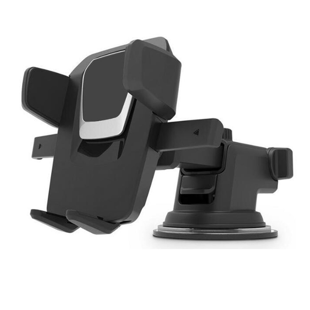 Suction Cup Style Car Mount Holder for iPhone 7 Plus / Samsung Galaxy S7 Edge - Black-1