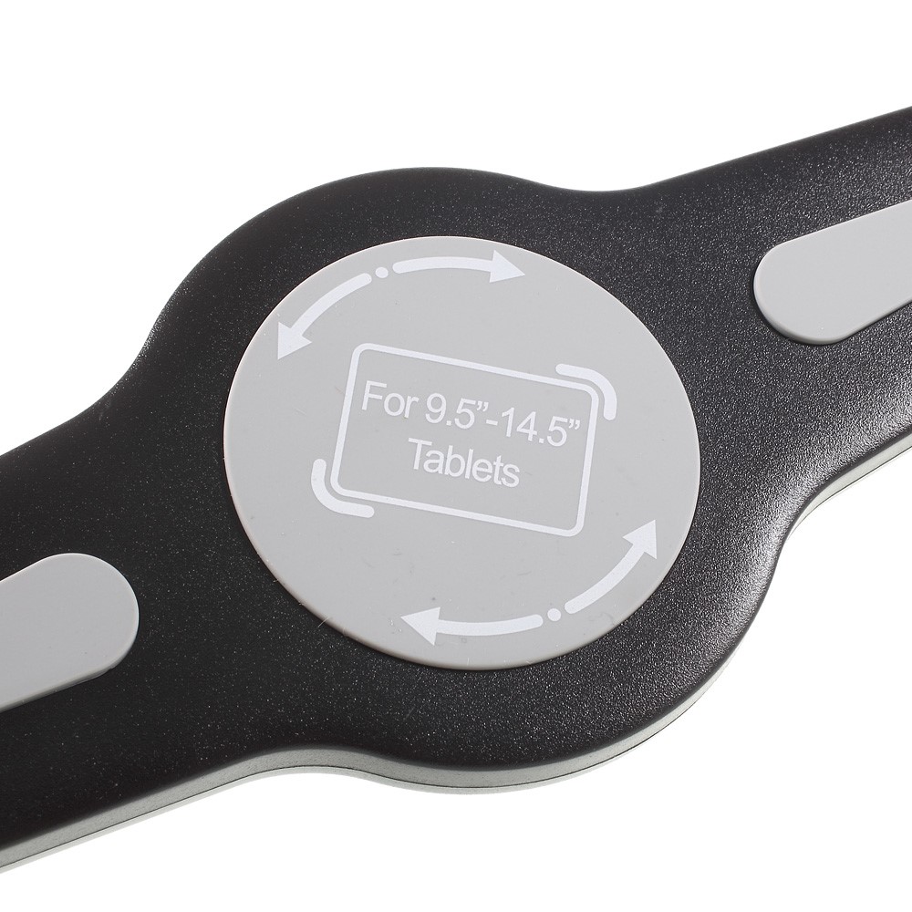 Full Rotary Car Headrest Mount Holder Lever for iPad Pro 12.9 Etc, Clamp Width: 240 x 410mm-1