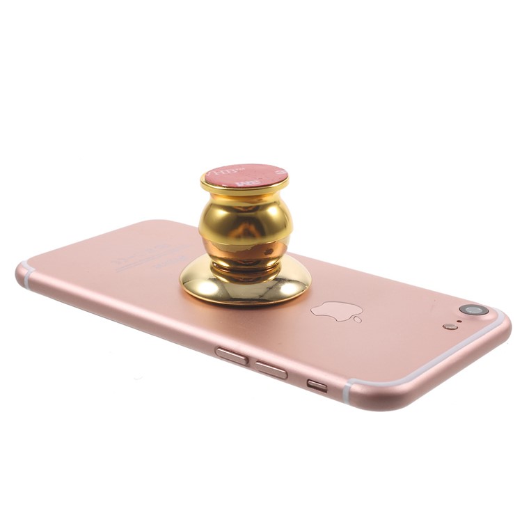 360 Degree Rotary Metal Magnetic Holder for Smartphones - Gold-3