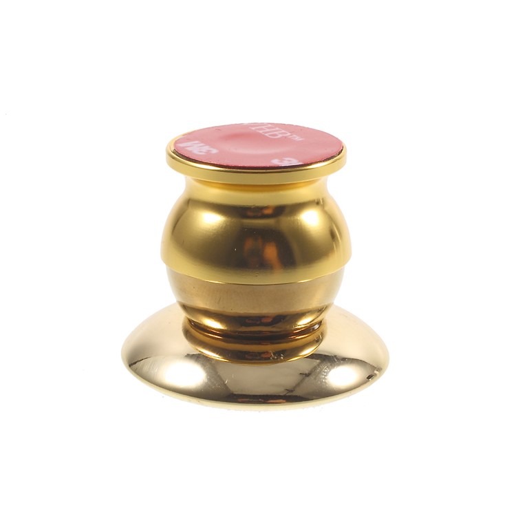 360 Degree Rotary Metal Magnetic Holder for Smartphones - Gold-5