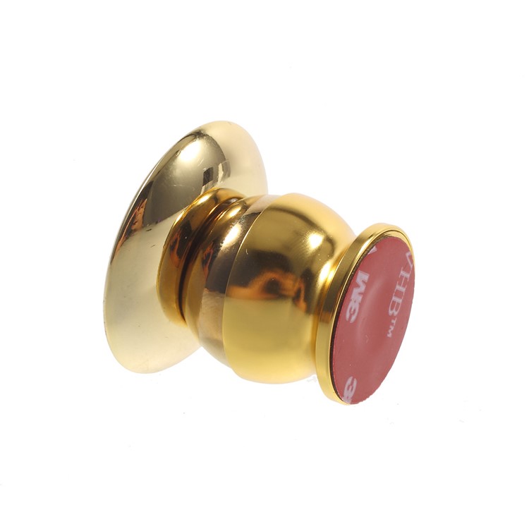 360 Degree Rotary Metal Magnetic Holder for Smartphones - Gold-8