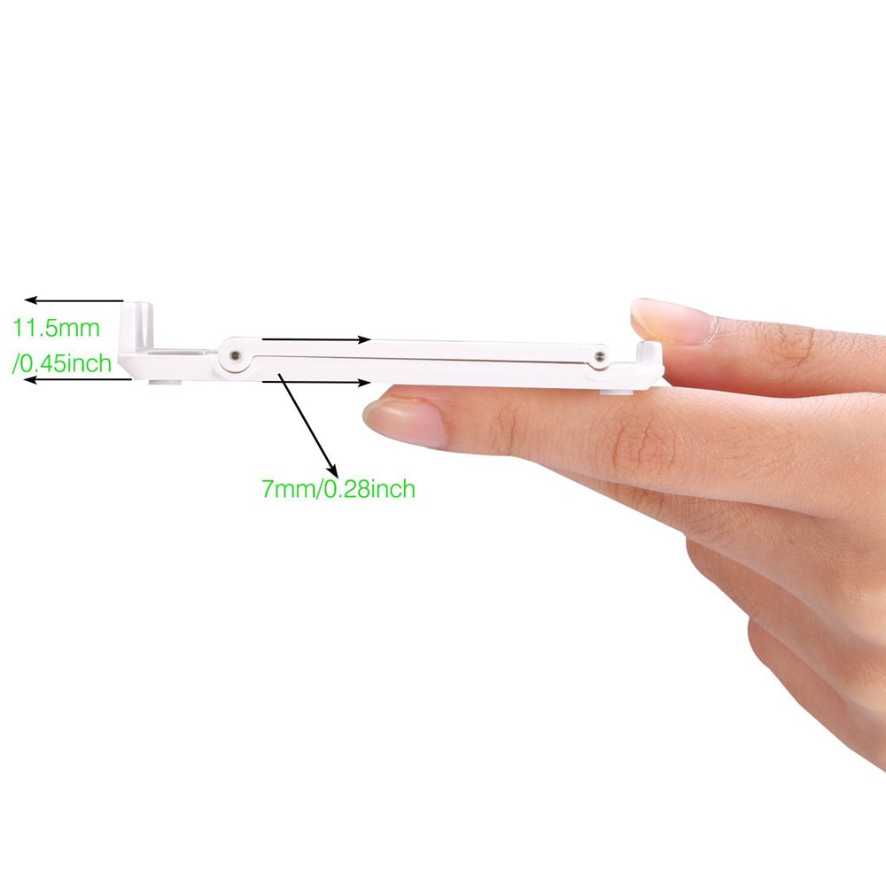 Support de support portable portable multi-angle pour iPhone Samsung Tablet - Blanc-7