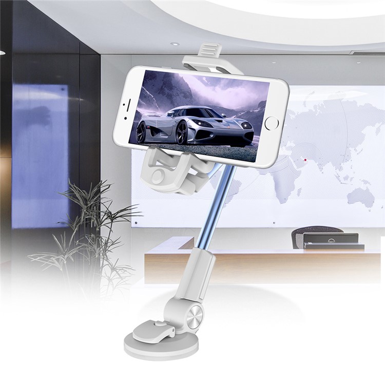 D9ELEMENT MZ102 Mini Foldable Suction Cup Mount Holder for iPhone 7 Plus / Sony Xperia XZ Etc- Blue-1