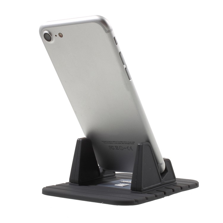REMAX Fairy Soft Silicone Desktop Stand Car Holder Mount for iPhone Samsung - Black-5