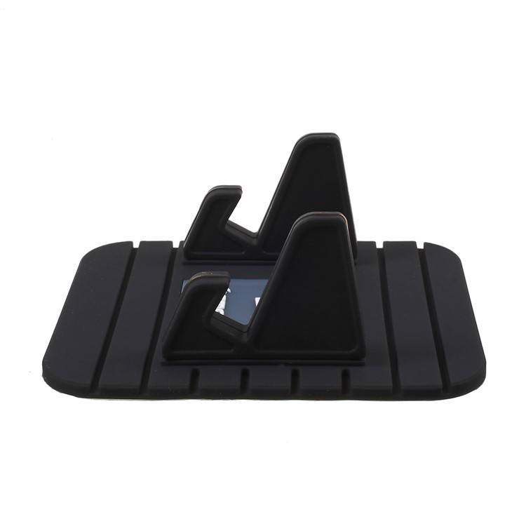 REMAX Fairy Soft Silicone Desktop Stand Car Holder Mount for iPhone Samsung - Black-7