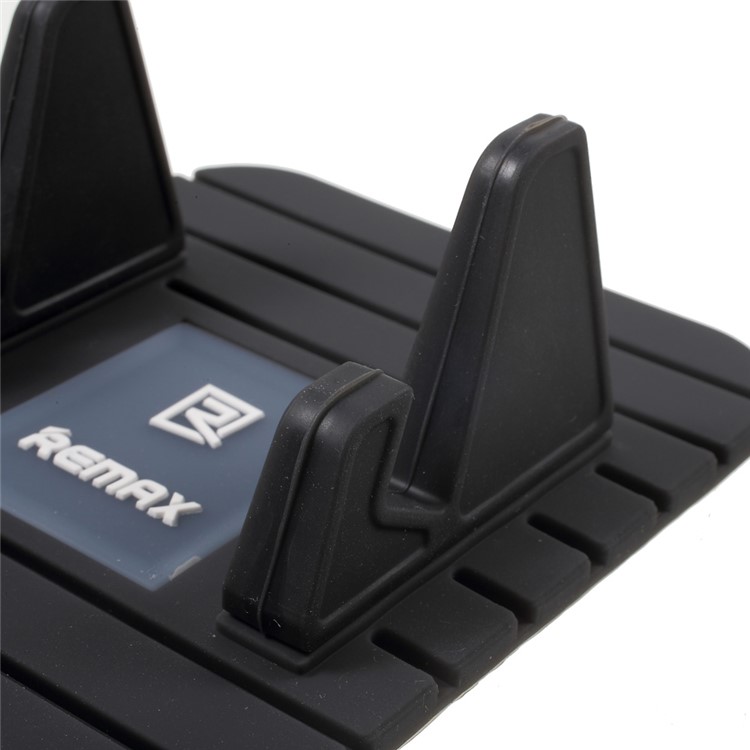 REMAX Fairy Soft Silicone Desktop Stand Car Holder Mount for iPhone Samsung - Black-8