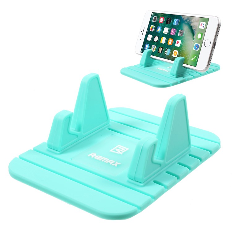 

REMAX Fairy Multifunction Silicone Desktop Car Holder Mount for iPhone Samsung - Blue