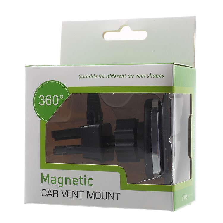 Universal Magnetic Car Air Vent Mount Holder for iPhone Samsung Smartphone GPS G02+H93-8