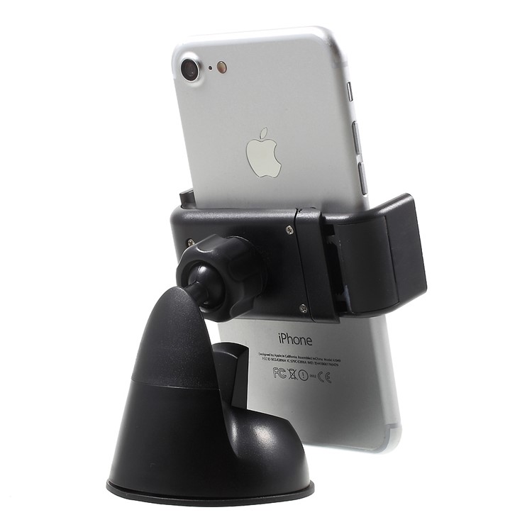 Suction Cup Car Windshield Mount Holder for iPhone 7 Plus/7, Width: 57-90mm - Black-5