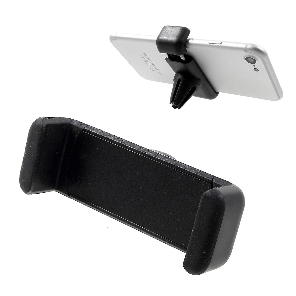 Support de Montage D'air de Voiture Portable Pour Iphone Samsung Lg, Etc., Largeur: 60-85 mm - le Noir