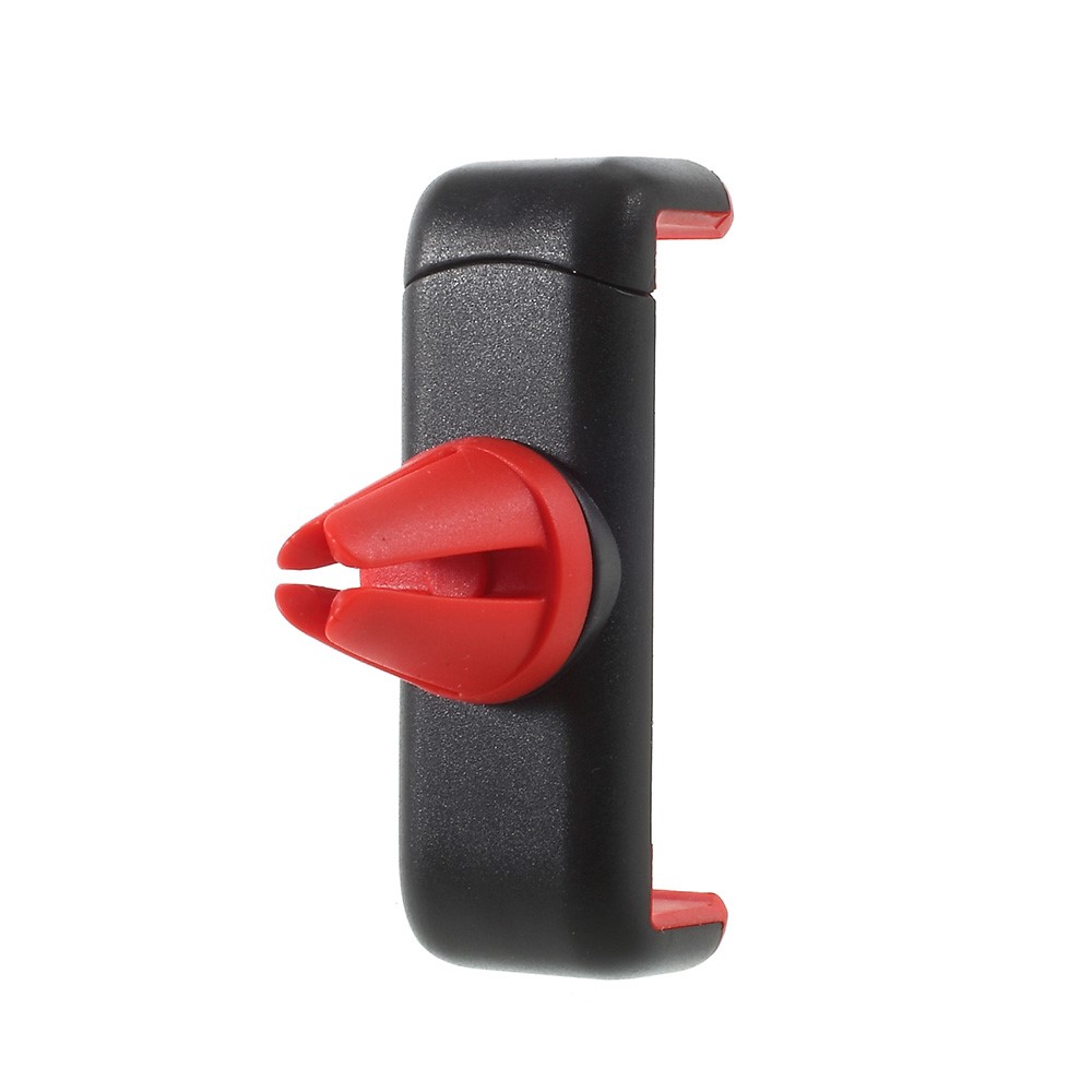 Mini Stand Stand Outlet Para Iphone Samsung LG Etc., Largura: 60-85mm - Preto + Vermelho