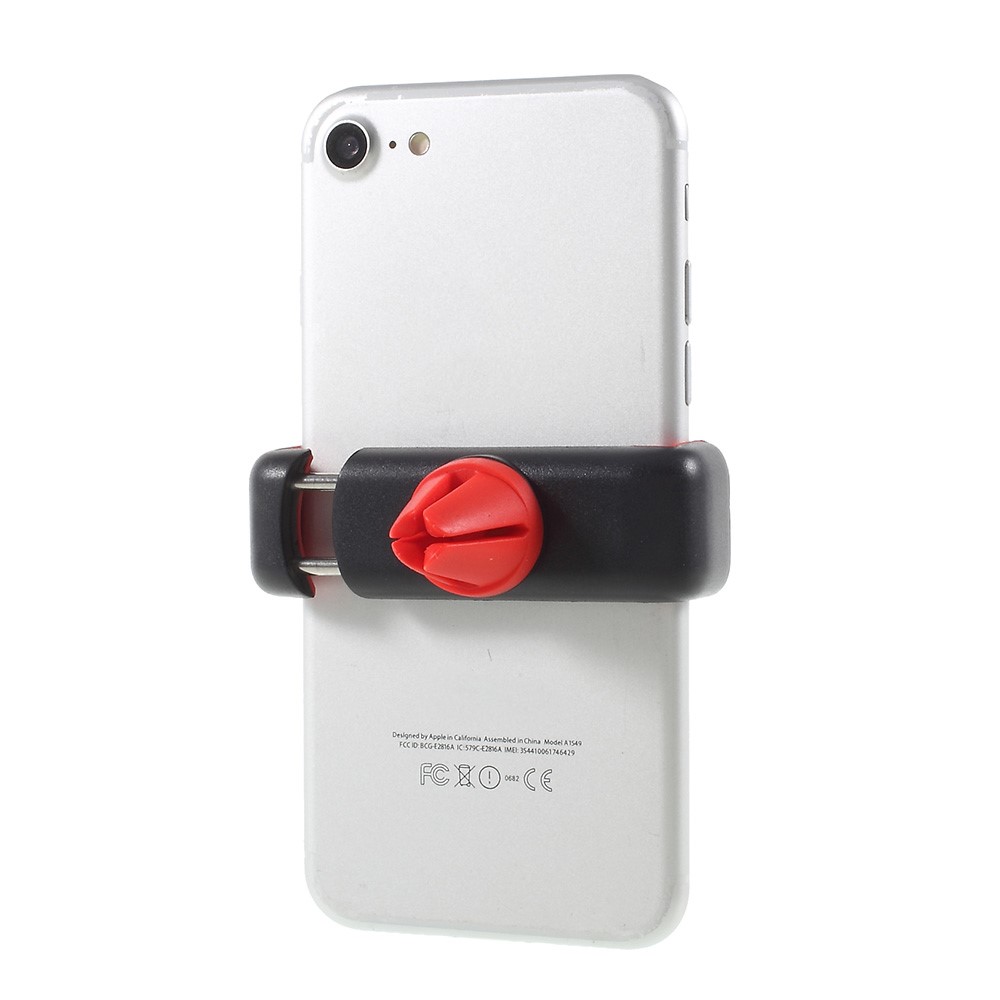 Mini Car Air Outlet Stand Holder for iPhone Samsung LG etc, Width: 60-85mm - Black + Red-5