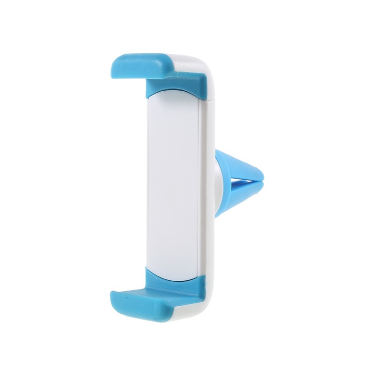 Portable Car Air Vent Mobile Phone Mount for iPhone Samsung LG etc, Width: 60-85mm - White + Blue-2
