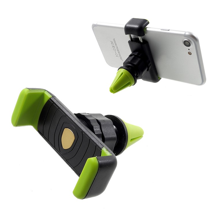 Universal Car Air Vent Rotary Mount Holder for iPhone 7 Plus Etc., Width: 6-8cm - Green-1