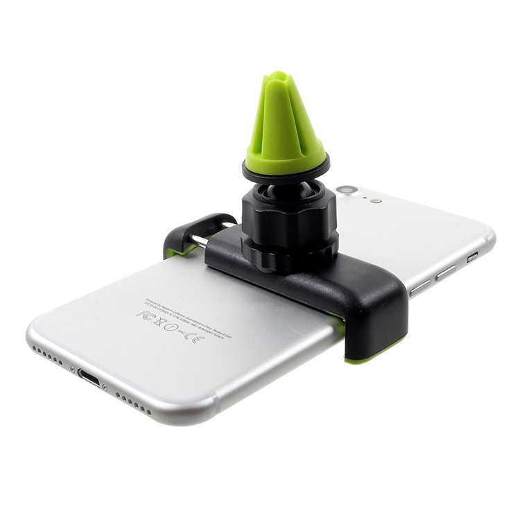 Universal Car Air Vent Rotary Mount Holder for iPhone 7 Plus Etc., Width: 6-8cm - Green-7