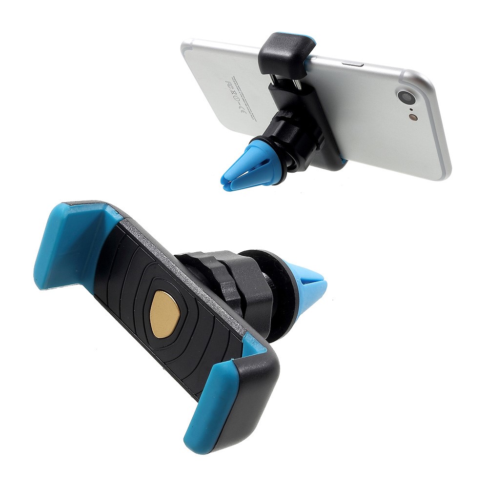 Universal Rotary Car Air Vent Mount Stand Cradle for iPhone 7 Plus Etc., Width: 6-8cm - Blue-1
