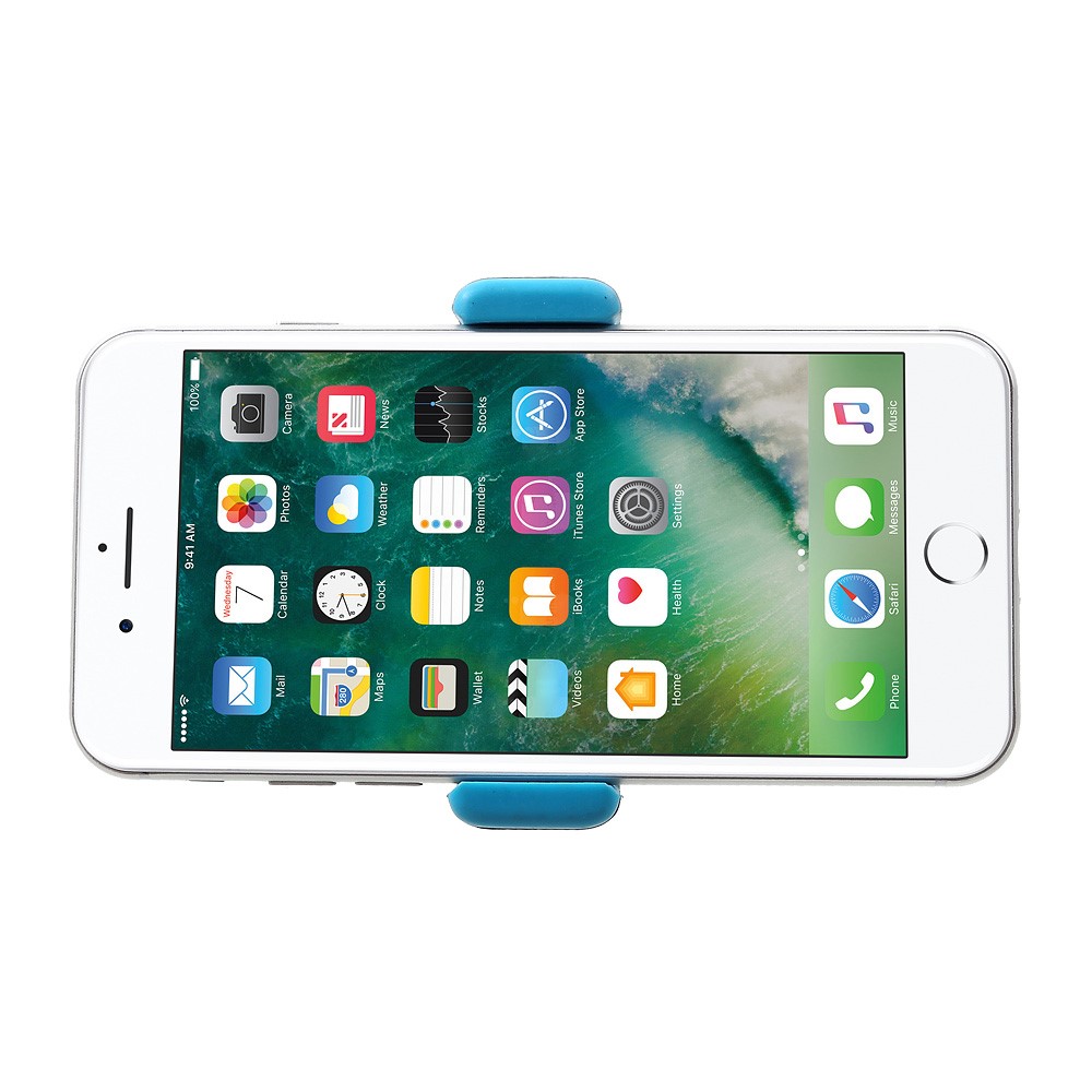 Cradella di Supporto Per Morso Per Ventilazione Per Auto Rotativa Universale Per Iphone 7 Plus Ecc.. , Larghezza: 6-8 cm - Blu