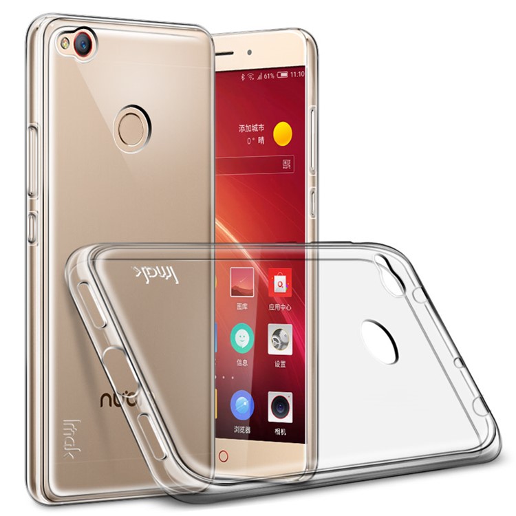 IMAK 0.8mm Clear TPU Stealth Case Mobile Phone Cover for ZTE nubia Z11 mini S-2