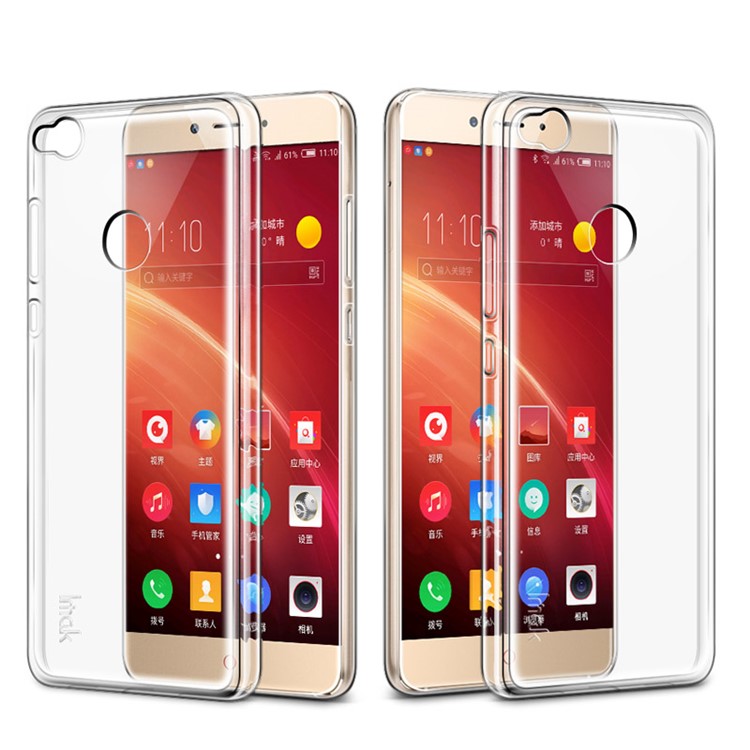IMAK 0.8mm Clear TPU Stealth Case Mobile Phone Cover for ZTE nubia Z11 mini S-3