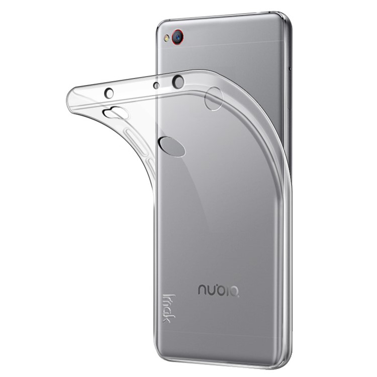 IMAK 0.8mm Clear TPU Stealth Case Mobile Phone Cover for ZTE nubia Z11 mini S-5
