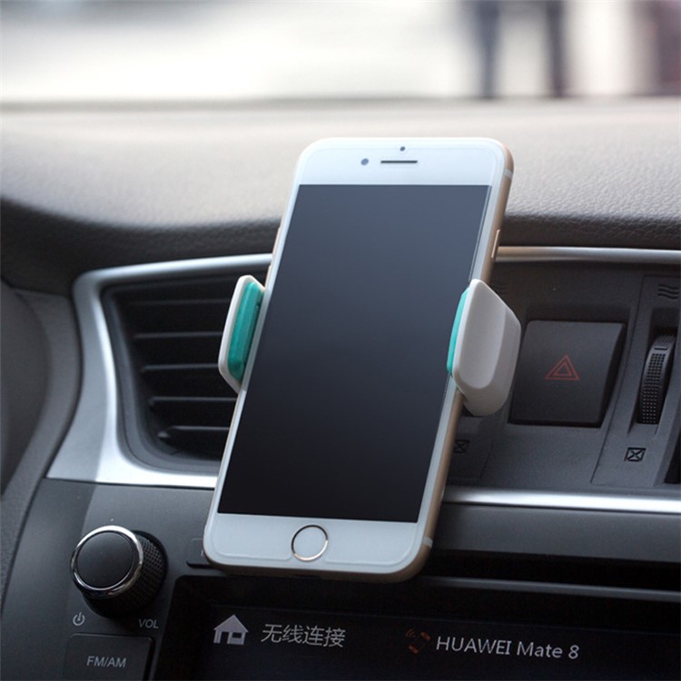 YGH 360 Degree Rotatable Car Air Vent Mount Holder for iPhone 7 Plus Etc., Width: 52-92mm - Black-12
