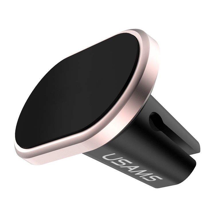 USAMS Mini Universal Magnetic Car Mount Phone Holder for iPhone 7 Plus Etc. - Rose Gold Color-1