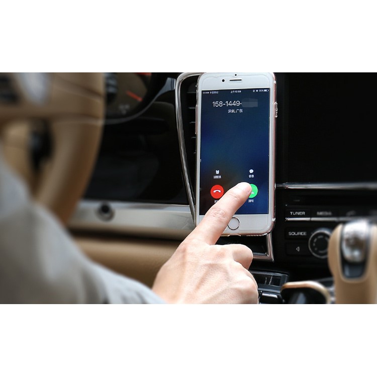 USAMS Mini Universal Magnetic Car Mount Phone Holder for iPhone 7 Plus Etc. - Rose Gold Color-10