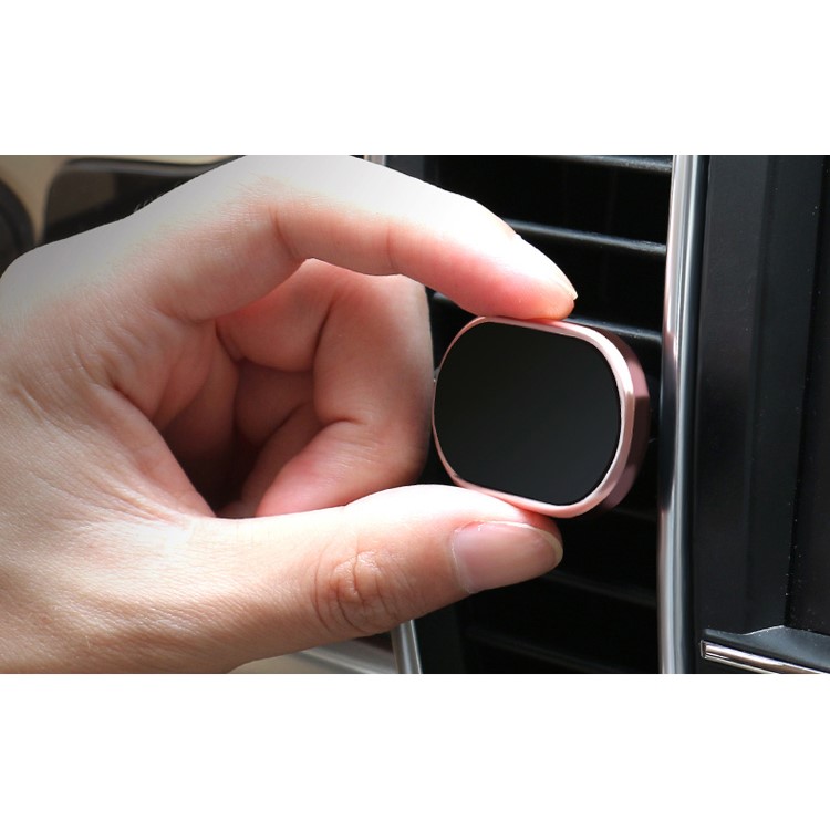USAMS Mini Universal Magnetic Car Mount Phone Holder for iPhone 7 Plus Etc. - Rose Gold Color-11